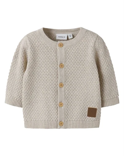 Name it - NBMDenver Strik Cardigan - Peyote Melange